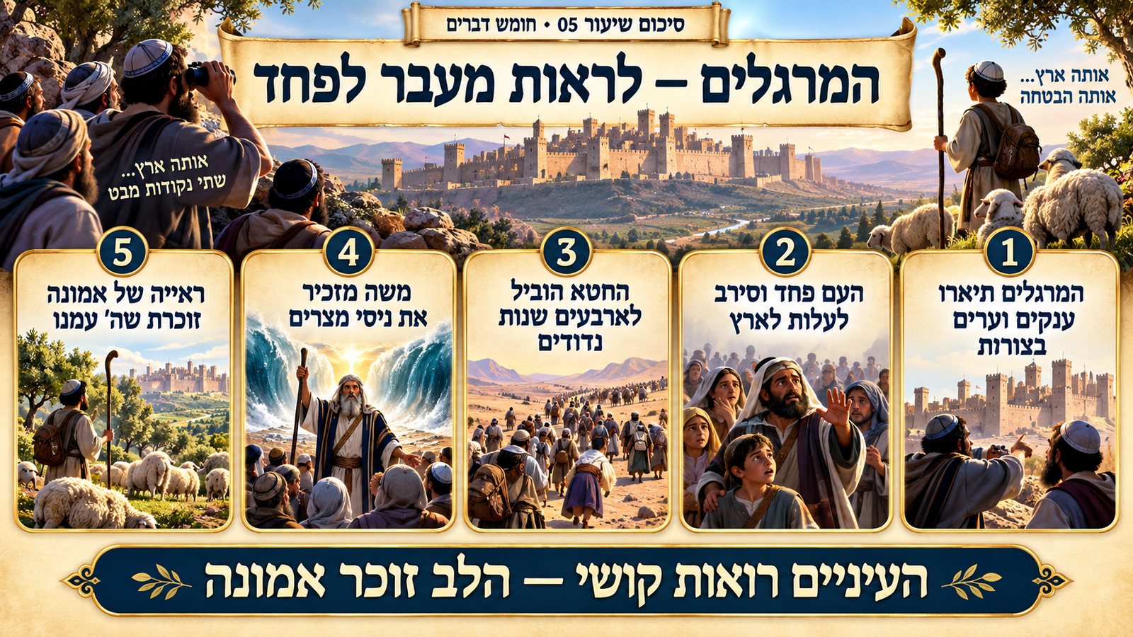 סיכום שיעור 05: המרגלים — לראות מעבר לפחד