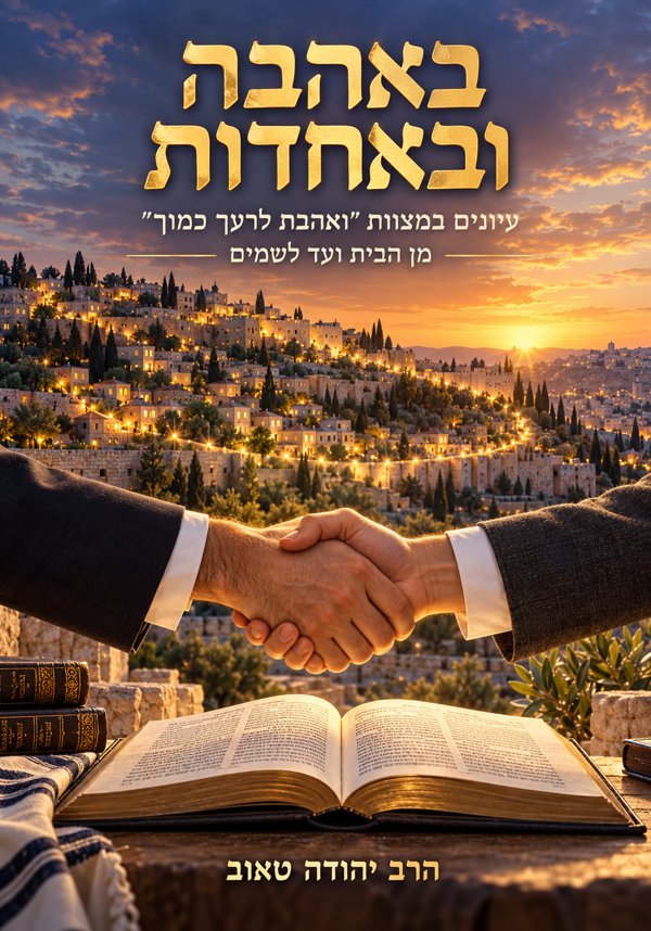 באהבה ובאחדות — עיונים במצוות "ואהבת לרעך כמוך"