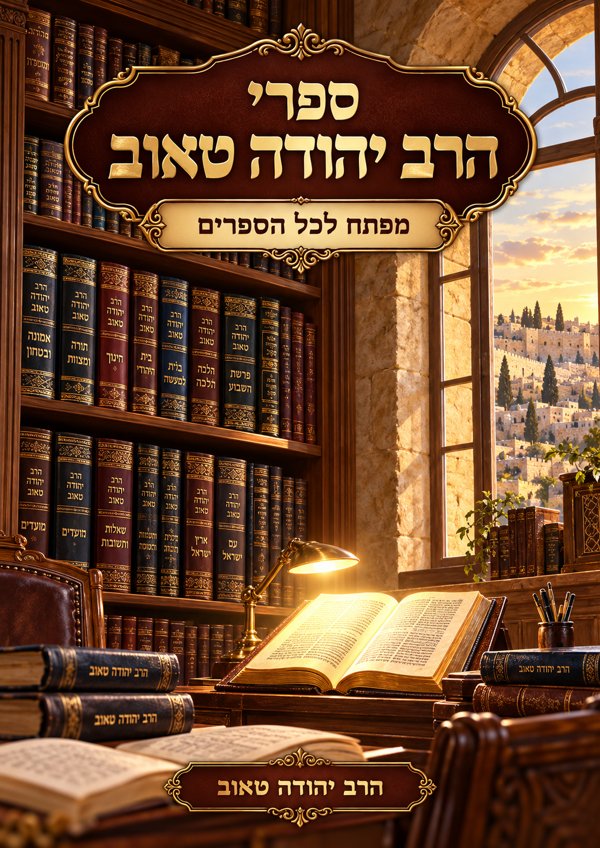 ספרי הרב יהודה טאוב לצפייה