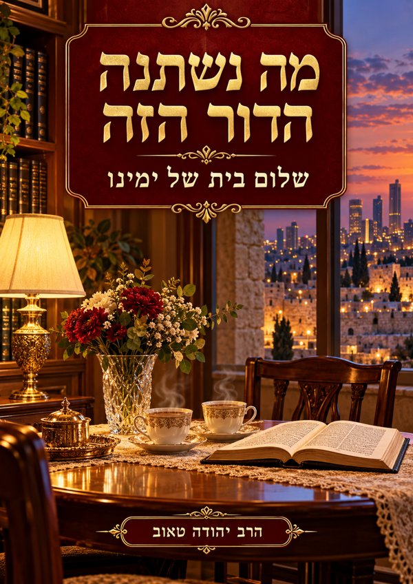 מה נשתנה הדור הזה — שלום בית של ימינו