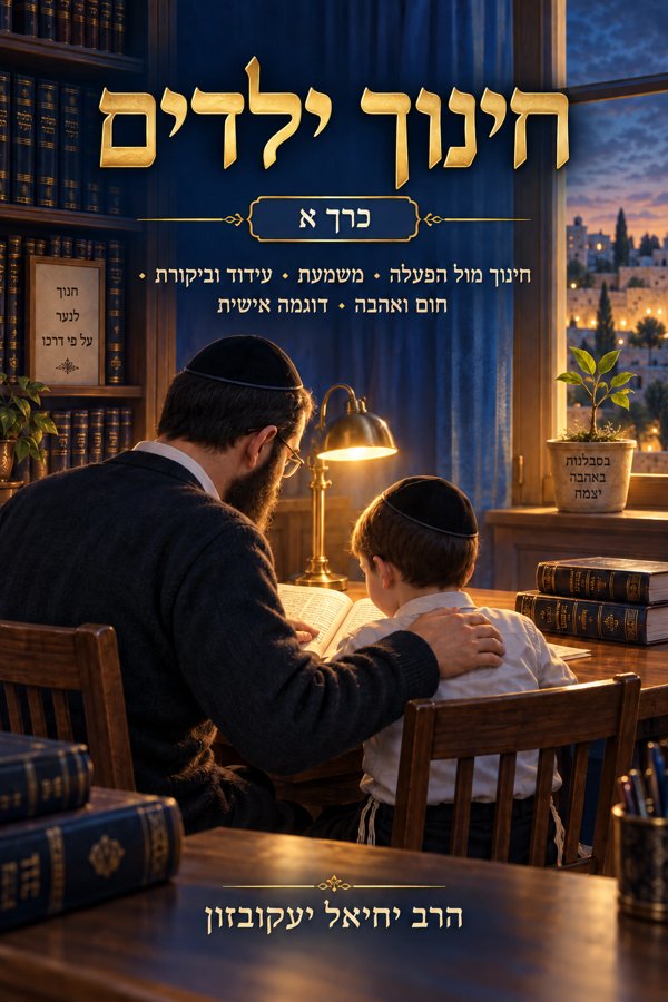 חינוך ילדים — שיעורי הרב יחיאל יעקובזון — כרך א