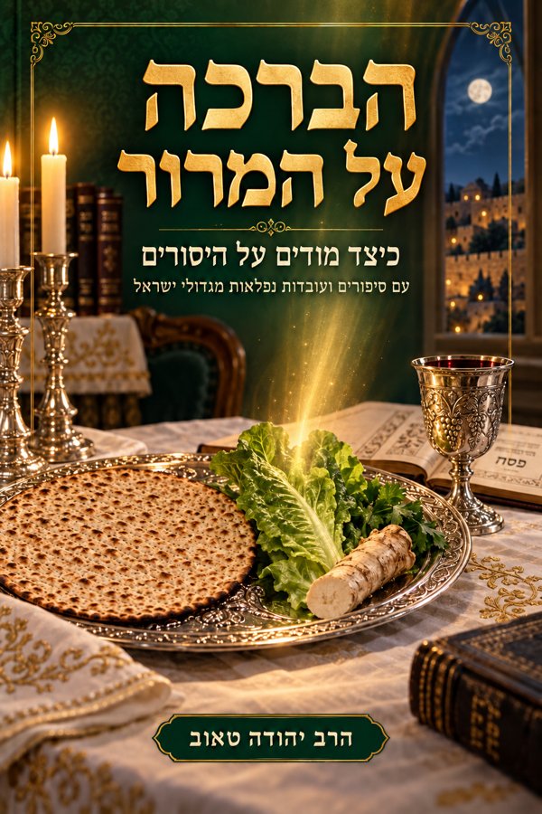 הברכה על המרור — כיצד מודים על היסורים